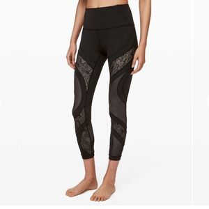 Lululemon Wunder Under Lace Leggings